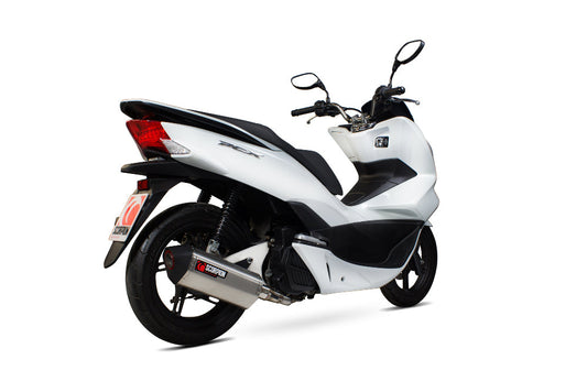Scorpion RHA174SEO Honda PCX125 Serket Parallel Full System - Brushed Stainless Steel Sleeve | ML Performance US US
