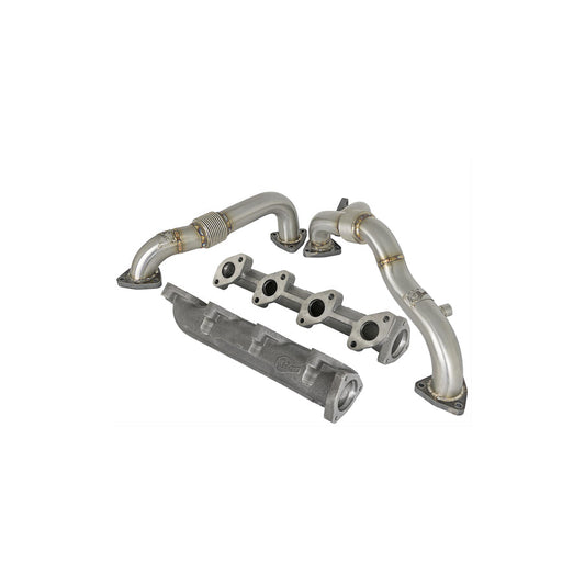  aFe 48-33016-PK Header & Connection Pipe Combo Ford Diesel Trucks 08-10 V8-6.4L (td)  | ML Performance US Car Parts