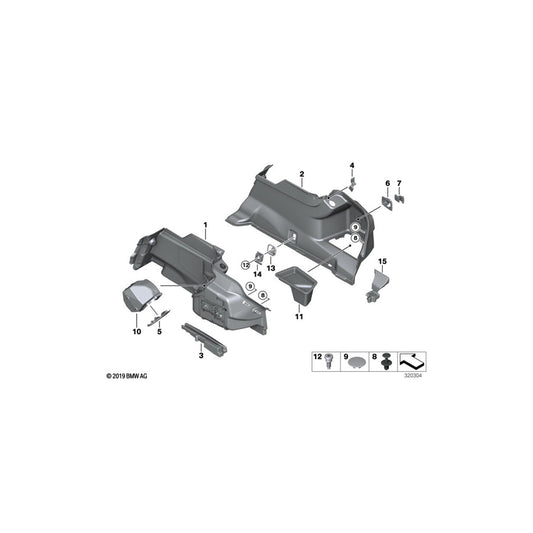 Genuine BMW 51477255879 F06 F13 Foam Insert, Left (Inc. 640iX, 650iX & 650iX 4.0) | ML Performance US