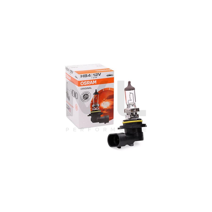 OSRAM ORIGINAL 9006 Bulb, spotlight HB4 12V 51W P22d 3050K Halogen