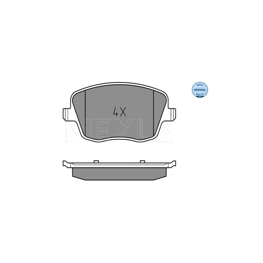 Meyle 025 235 8118 Brake Pad Set