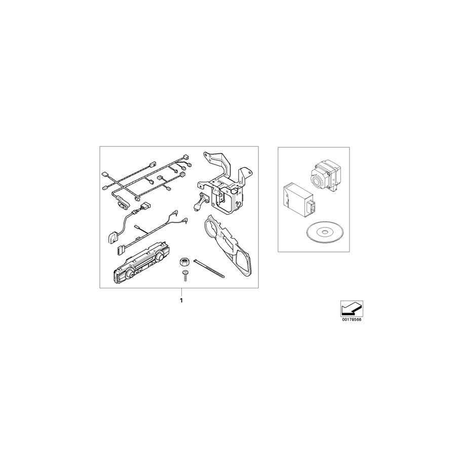 Genuine BMW 51117178113 E61 E60 Edge Trim, Center (Inc. 535d) | ML Performance UK Car Parts
