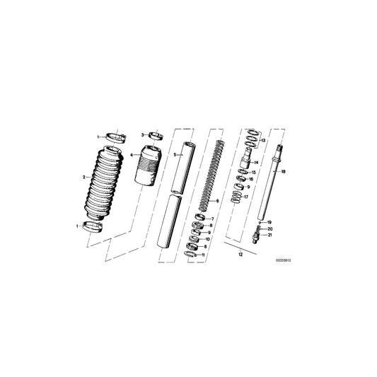 Genuine BMW 31421233038 Felt (Inc. R90S & R 75) | ML Performance US Car Parts