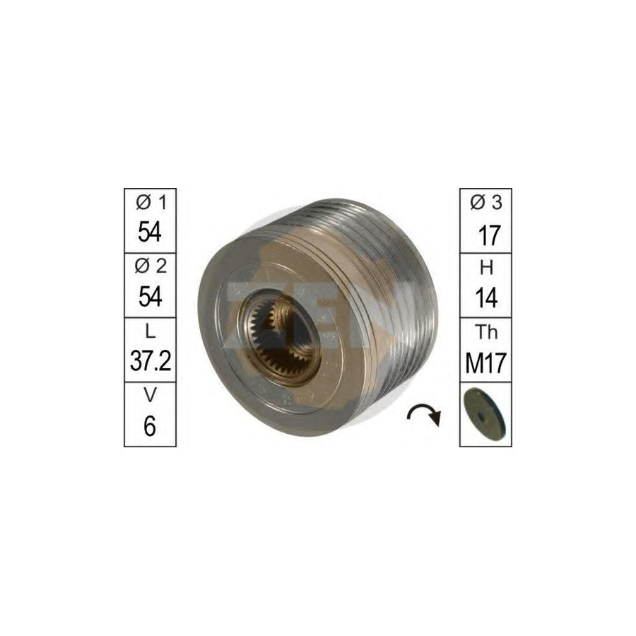 Era 219047 Alternator Freewheel Clutch