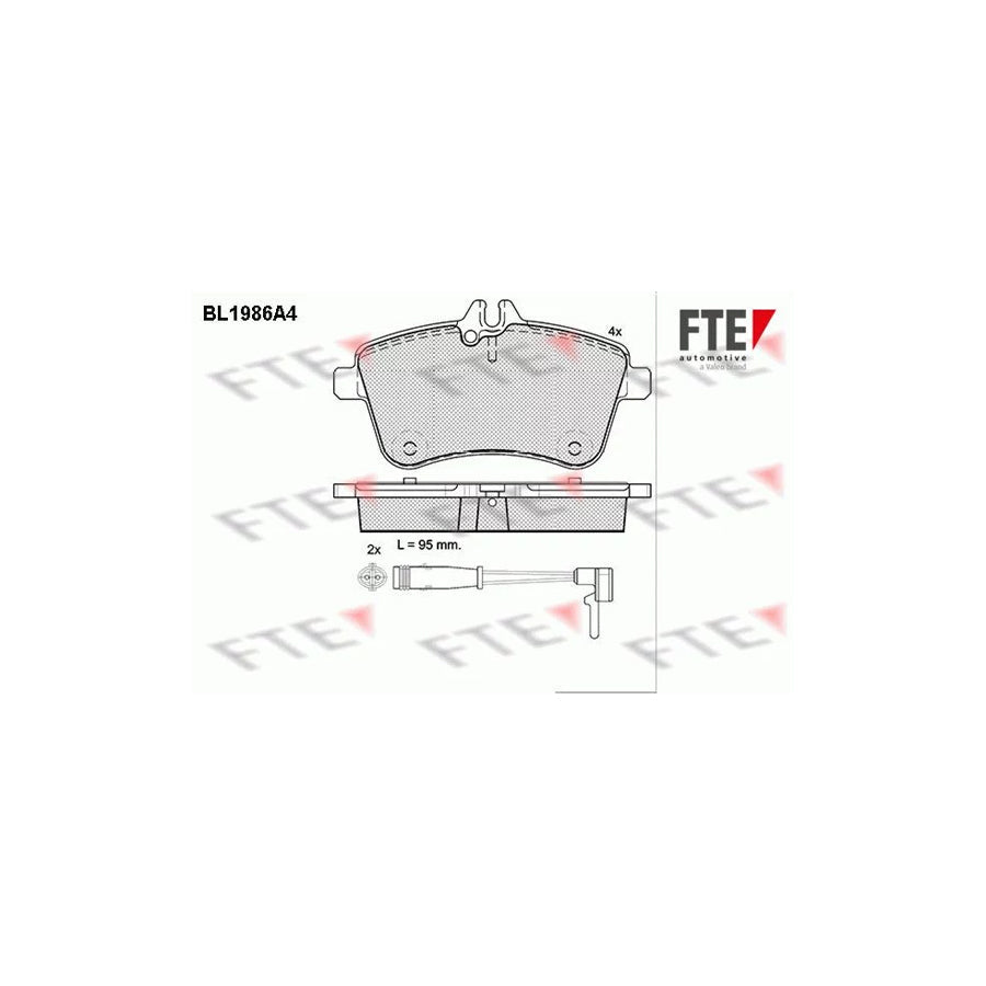 FTE 9010575 Brake Pad Set