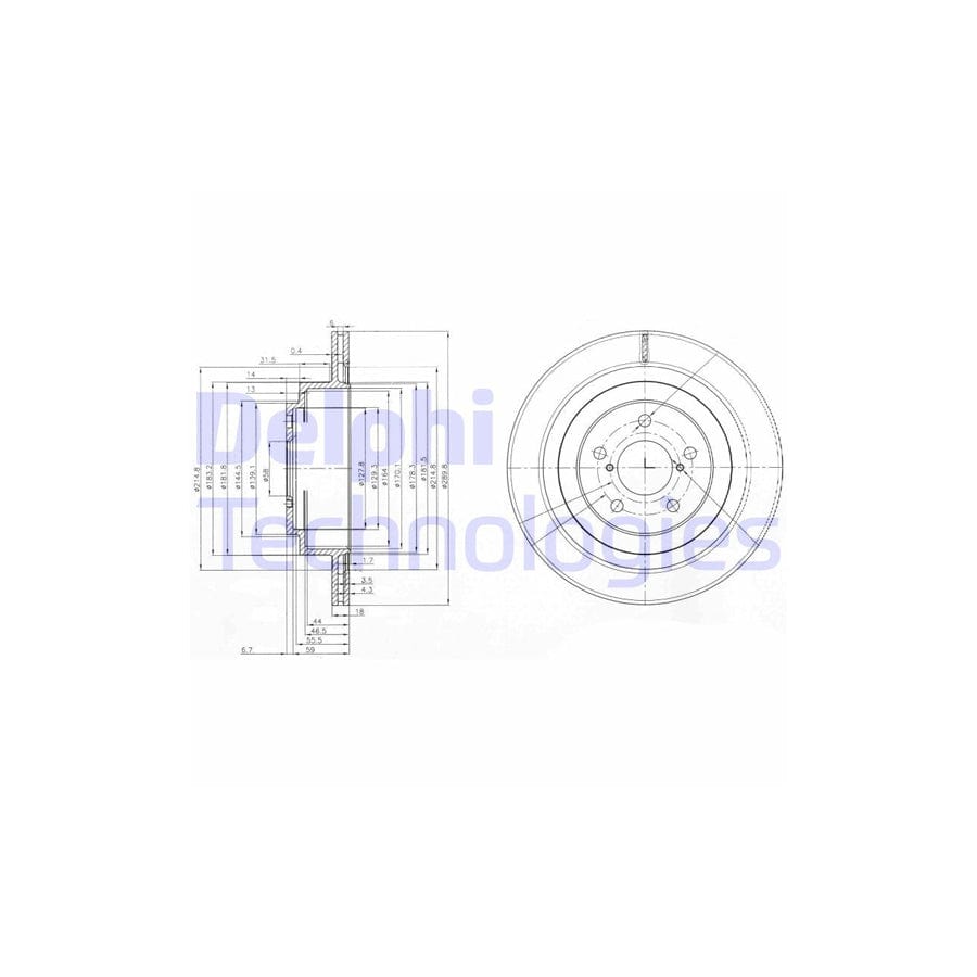 Delphi Bg3931 Brake Disc