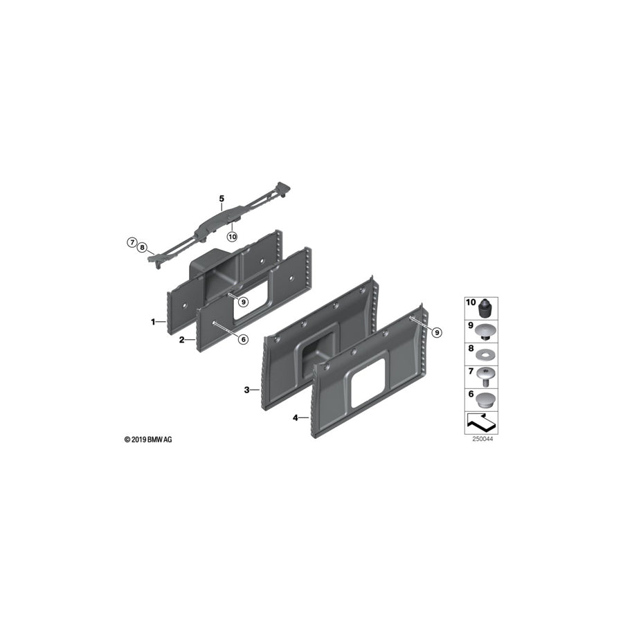 Genuine BMW 51477224931 Trunk Partition Trim Panel (Inc. 640dX, 650iX 4.4 & 640d) | ML Performance US