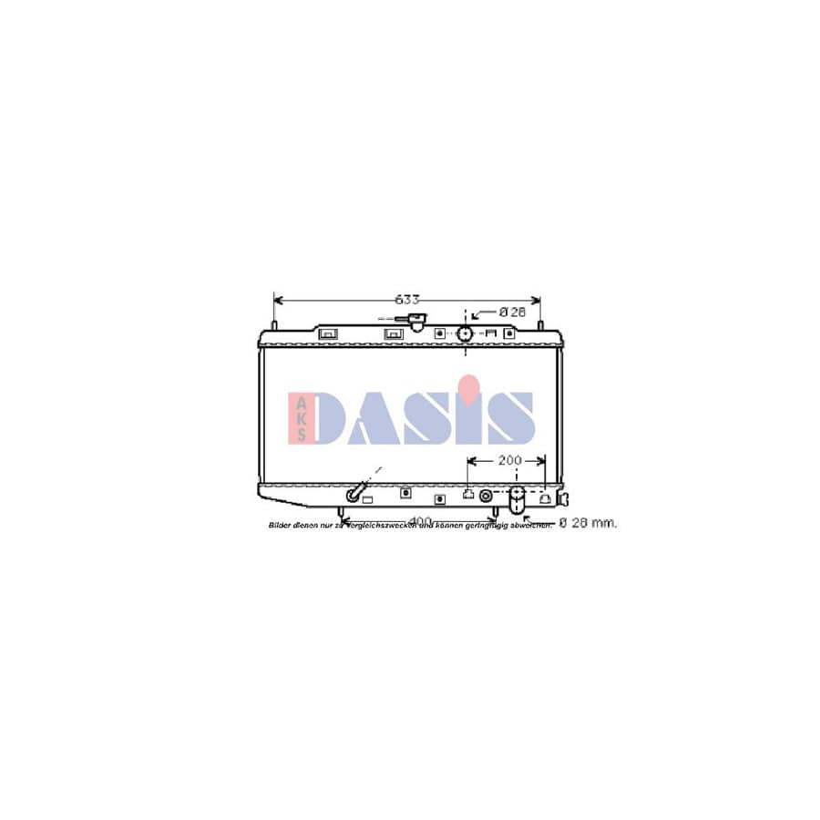 AKS Dasis 100331N Engine Radiator