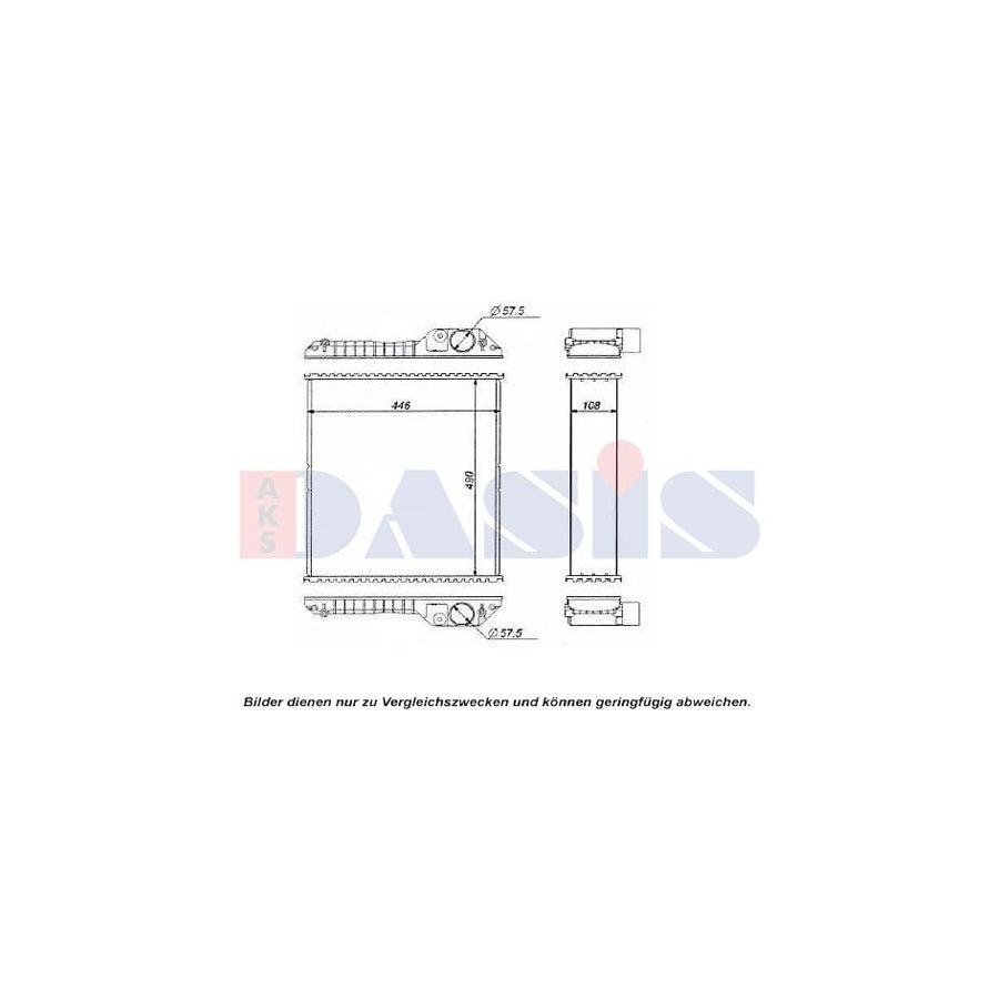 AKS Dasis 440612N Engine Radiator
