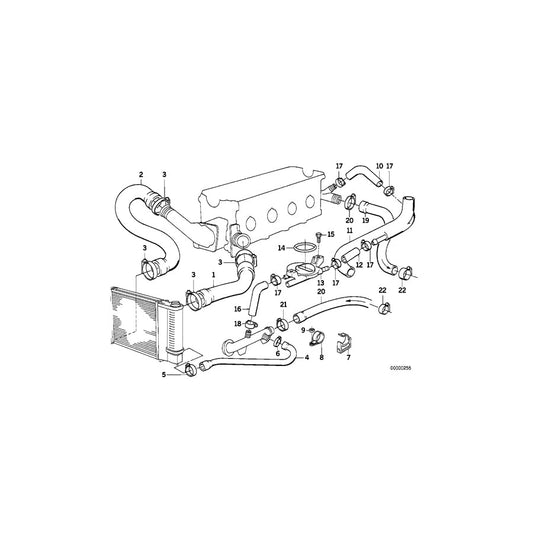 Genuine BMW 11531727445 E34 Return Hose (Inc. 518i) | ML Performance US Car Parts