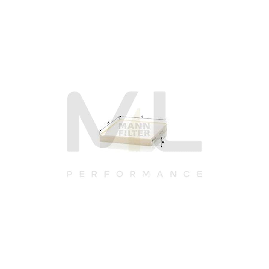 MANN-FILTER CU 2227 Pollen filter Particulate Filter