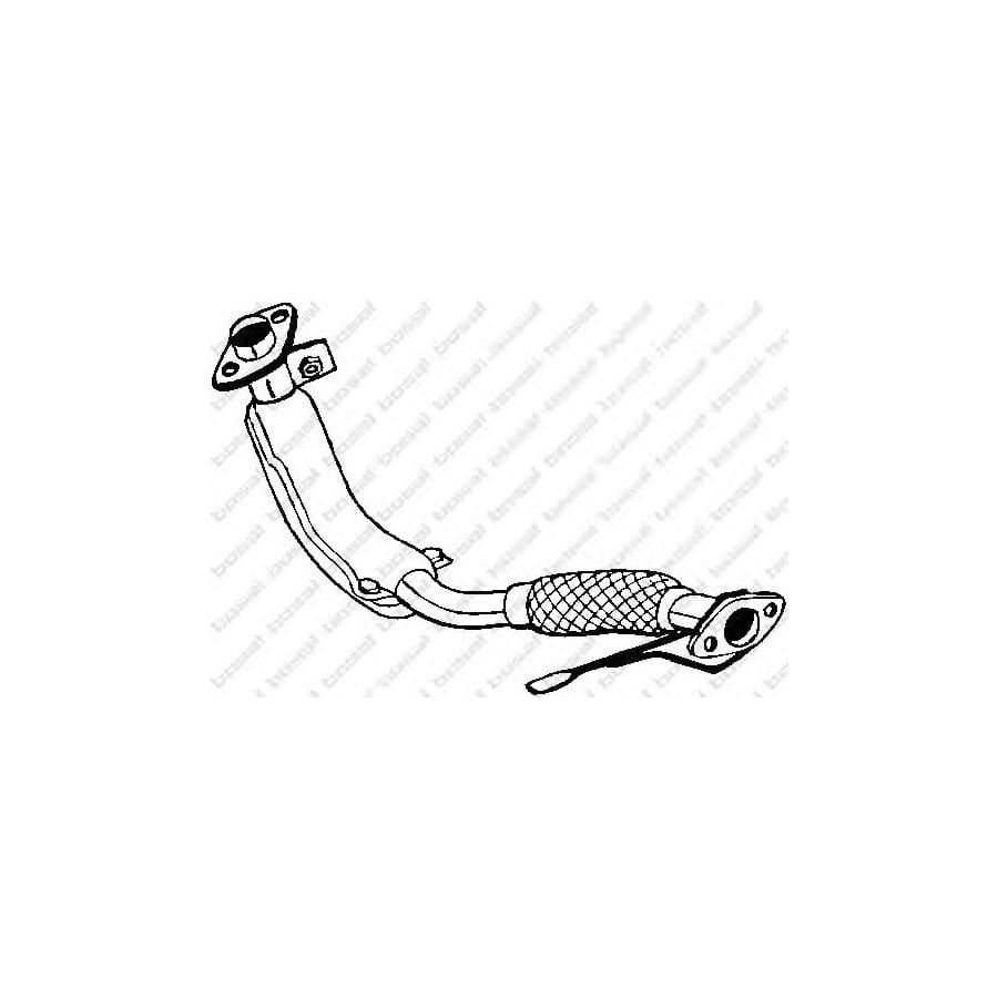 Bosal 737-909 Exhaust Pipe for Toyota Corolla