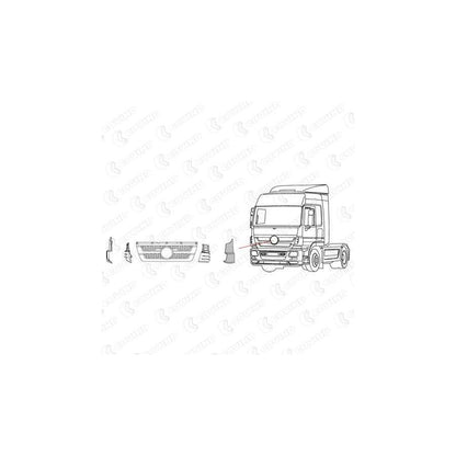 Covind 943/163 Air Deflector, Driver Cab