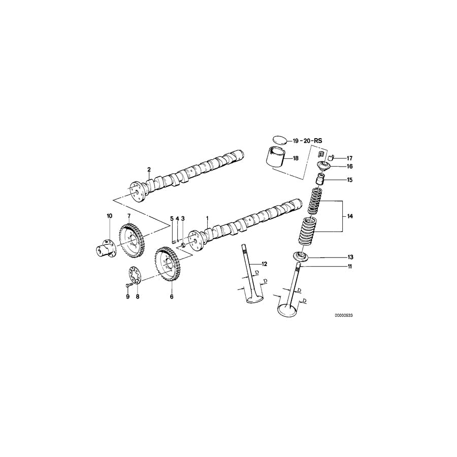 Genuine BMW 11321308229 E24 E36 E28 Plate 4,25 mm (Inc. M5 3.8, Z3 M & M5 3.6) | ML Performance US Car Parts