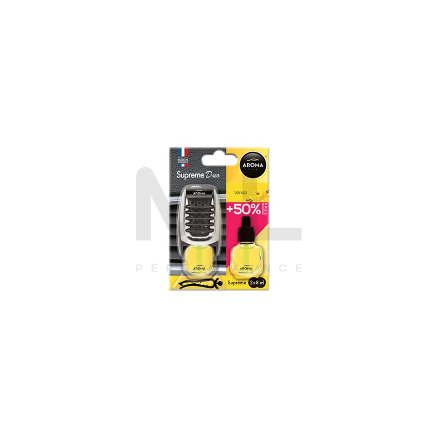 AROMA CAR Vanilia, Supreme Duo A92251 Car air freshener aerosol, Blister Pack, Contents: 16ml