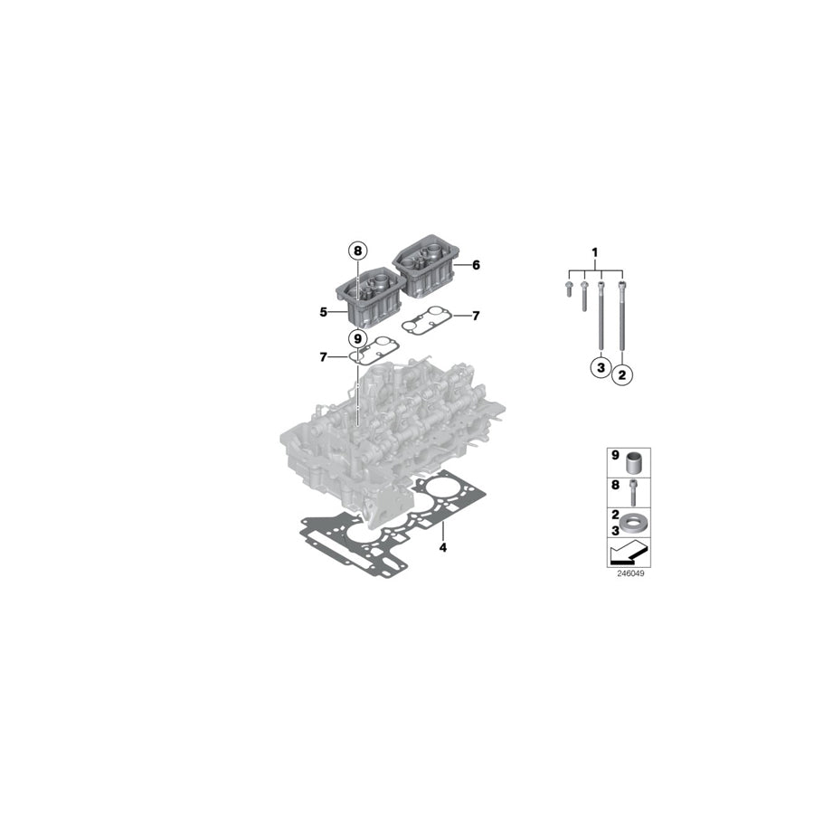 Genuine BMW 11127595546 F16 F33 F31 Spark Plug Recess Insert (Inc. 228i, 520i & 428iX) | ML Performance US Car Parts