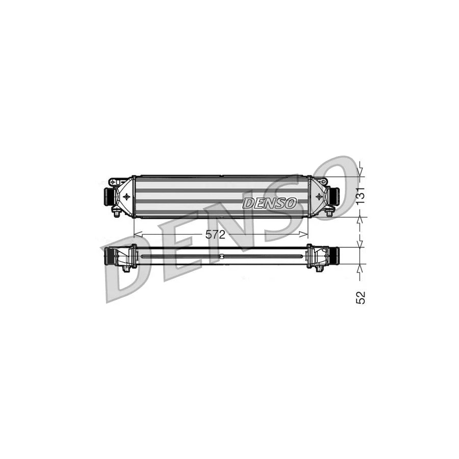 DENSO DIT09109 Intercooler for Fiat Doblo
