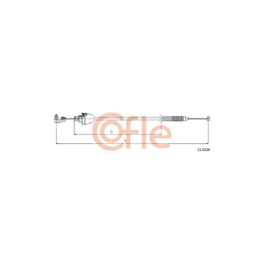 COFLE 11.0226 Throttle Cable for RENAULT MEGANE