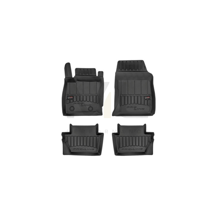 FROGUM 3D408418 Floor mat set for FORD Ecosport Mk2 Elastomer, Front and Rear, Quantity: 4, Black