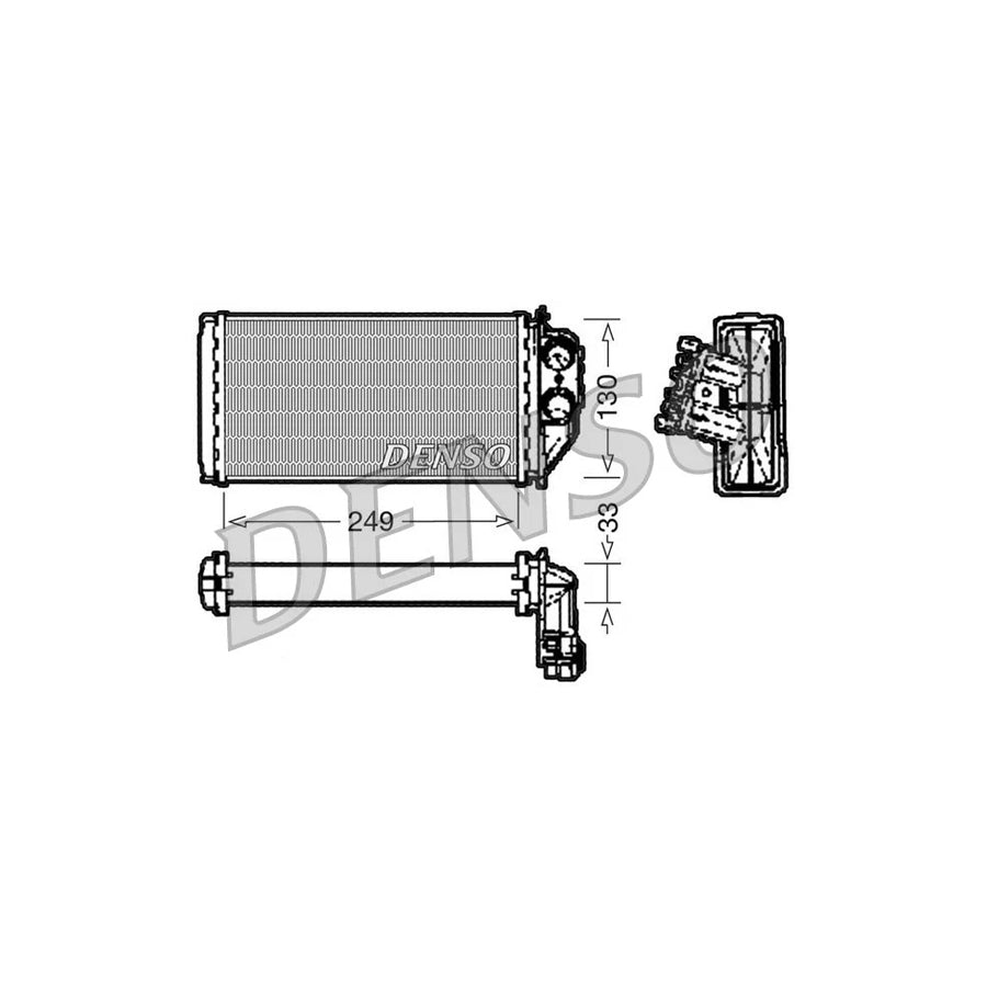 DENSO DRR21002 Heater Matrix for Peugeot 307
