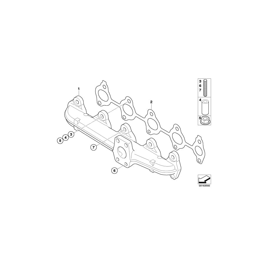 Genuine BMW 11627806009 R56 Spacer Sleeve (Inc. Cooper D & One D) | ML Performance UK Car Parts