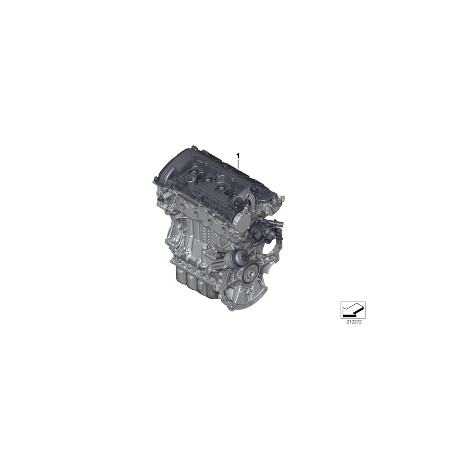 Genuine BMW 11002348358 Exch. Short Engine N18B16C (Inc. Coop.S JCW & JCW ALL4) | ML Performance US Car Parts