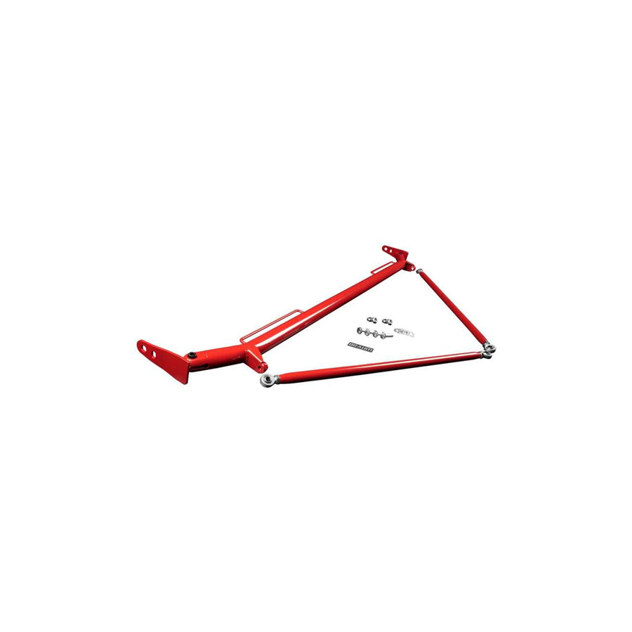 BRAUM 05-14 Ford Mustang Harness Bar Red Gloss