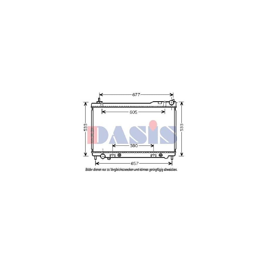 AKS Dasis 070145N Engine Radiator for Infiniti Fx Off-Road (S50)
