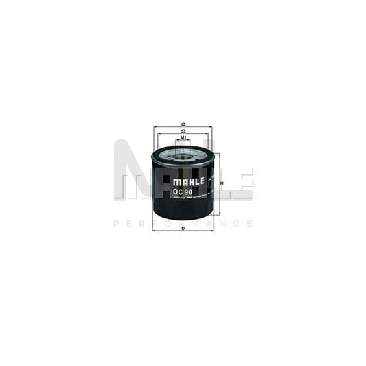 MAHLE ORIGINAL LX 2007 Air Filter Filter Insert | ML Performance Car Parts