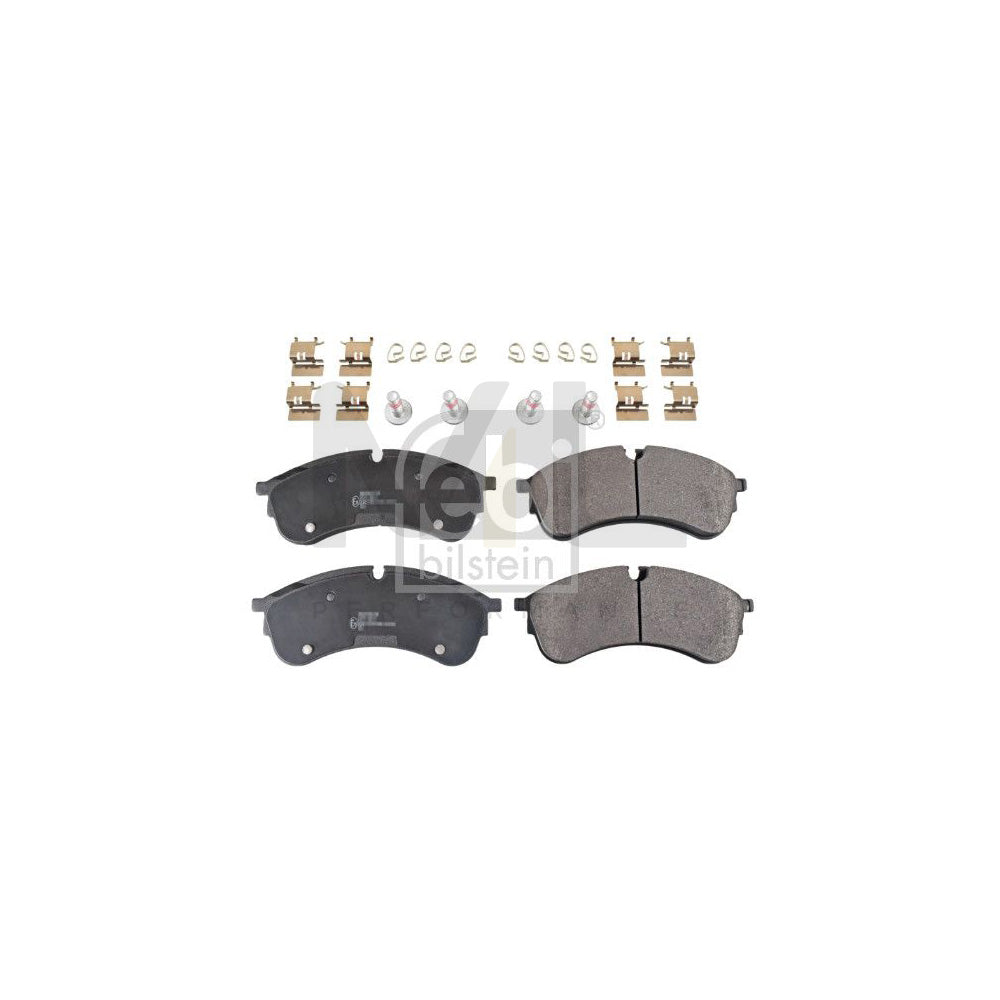 Febi Bilstein 116250 Brake Pad Set Front Axle, Prepared For Wear Indicator, With Attachment Material