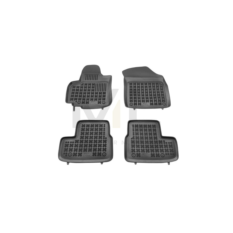 REZAW PLAST 202202 Floor mat set for SUZUKI Splash Elastomer, Front and Rear, Black