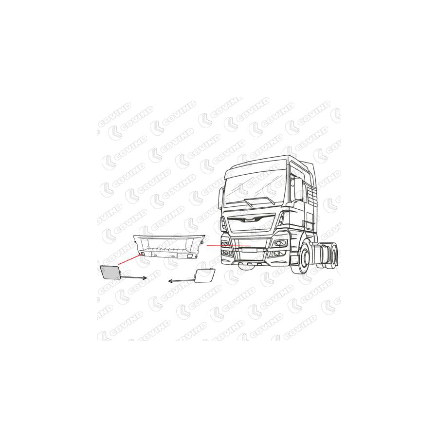 Covind Tx2/ 88 Cover, Bumper