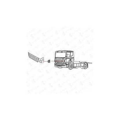 Covind Scp/165 Air Deflector, Driver Cab