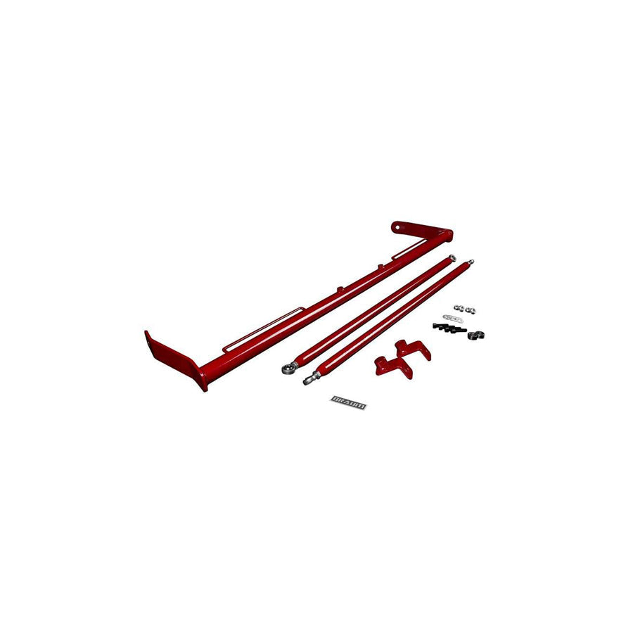 BRAUM 10-15 Chevrolet Camaro Harness Bar Red Gloss