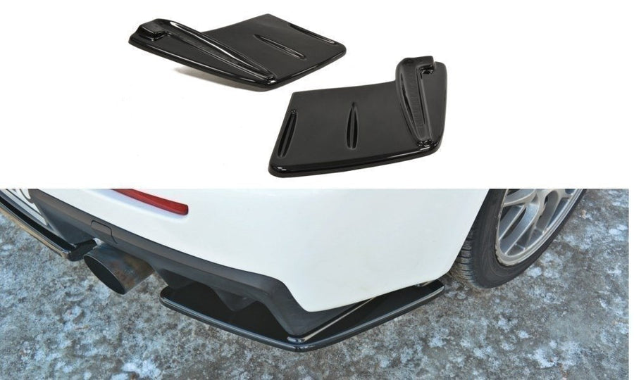 Maxton Design MI-LA-10-EVO-RSD1T Rear Side Splitters Mitsubishi Lancer EVO X | ML Performance UK Car Parts