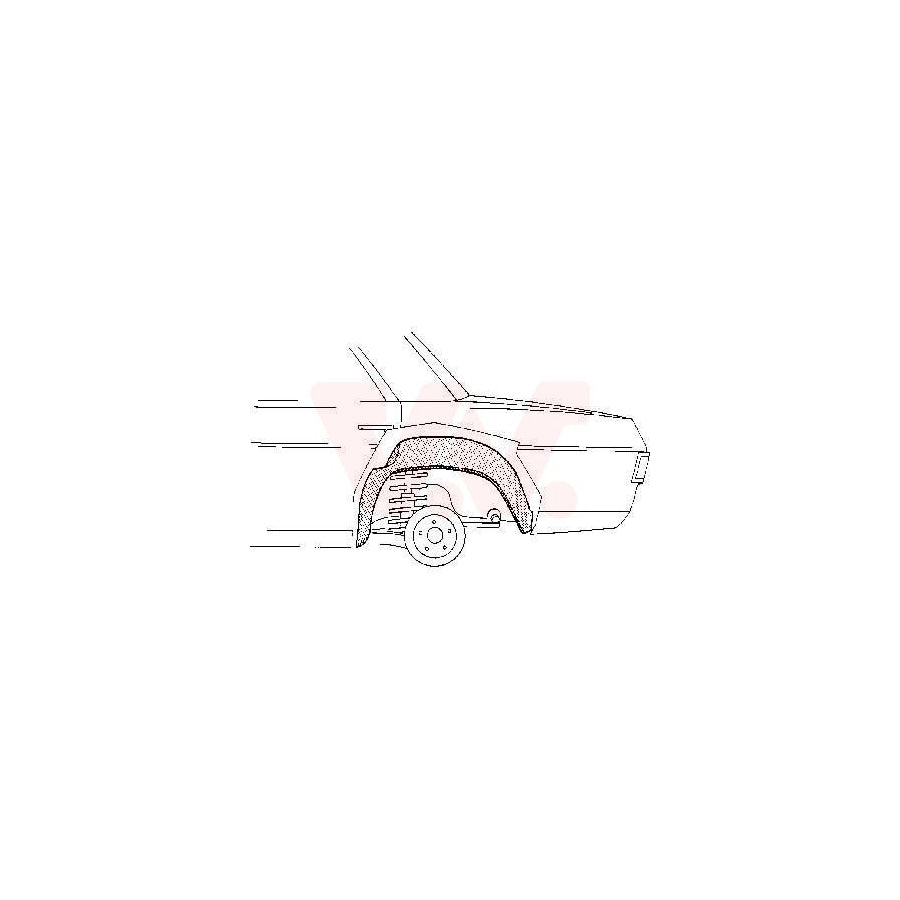 Van Wezel 3003.48 Repair Panel suitable for MERCEDES-BENZ /8