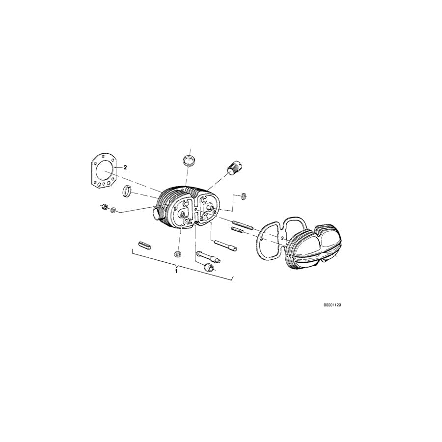 Genuine BMW 11331337713 Rocker Arm NR.1 (Inc. R60/6, R45T/N & R 80 GS) | ML Performance US Car Parts