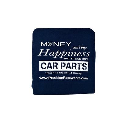 Precision Raceworks 201-0345-LIME-2XL Precision Raceworks T-Shirt - Money Can't Buy Happiness