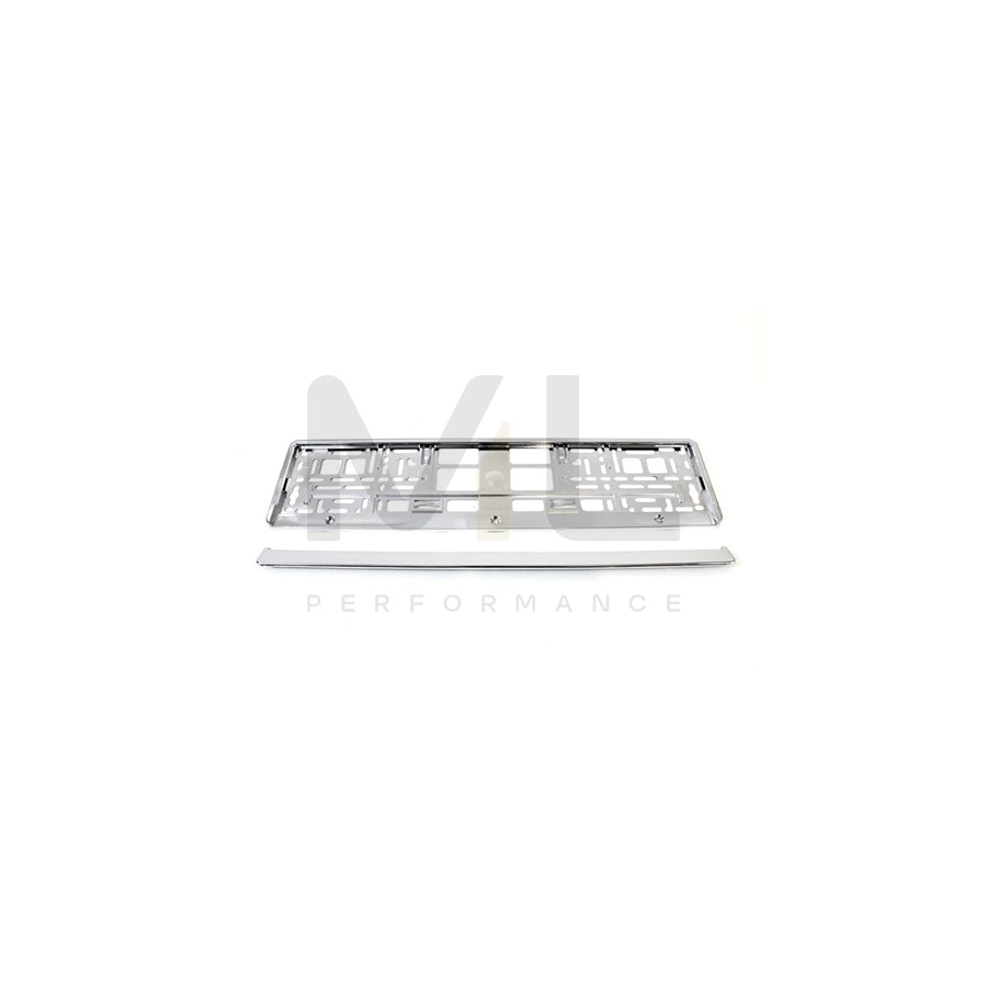 UTAL 01170 Number plate holder Chrome, Chromed, frameless