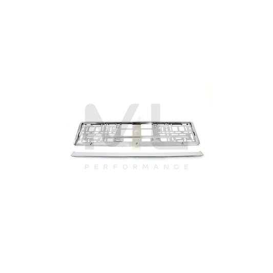 UTAL 01170 Number plate holder Chrome, Chromed, frameless