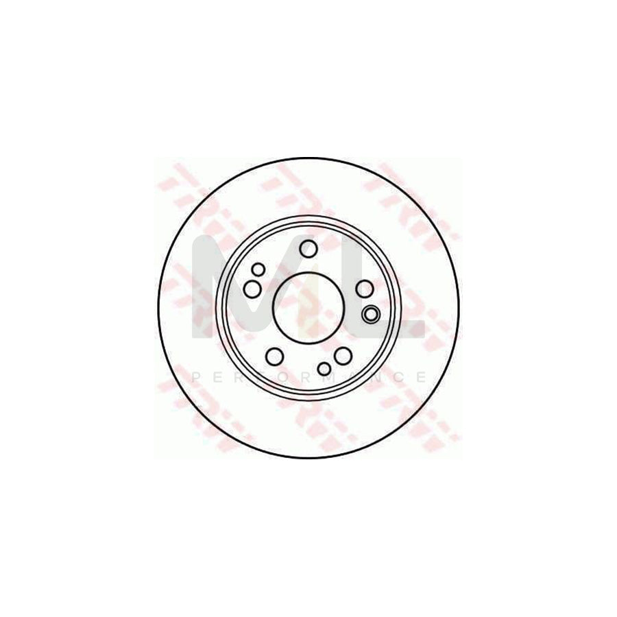 TRW DF2608 Brake Disc Vented | ML Performance Car Parts
