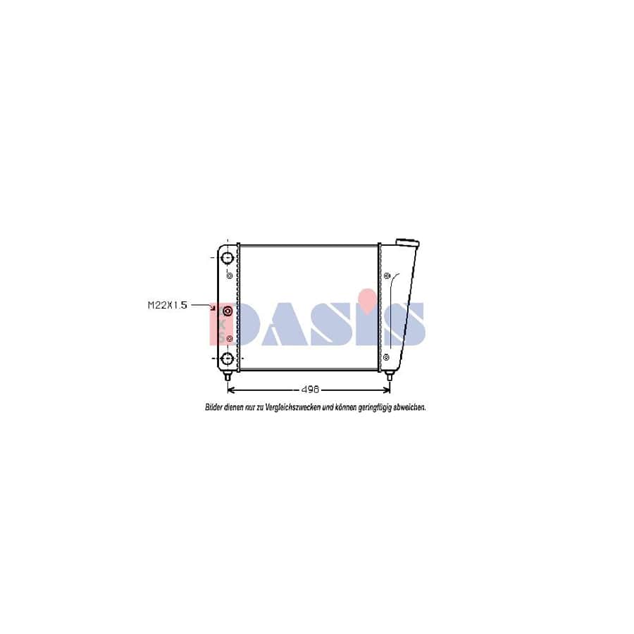 AKS Dasis 040170N Engine Radiator