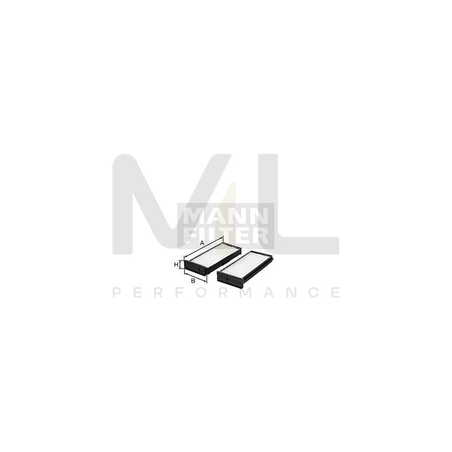 MANN-FILTER CU 1930-2 Pollen filter Particulate Filter