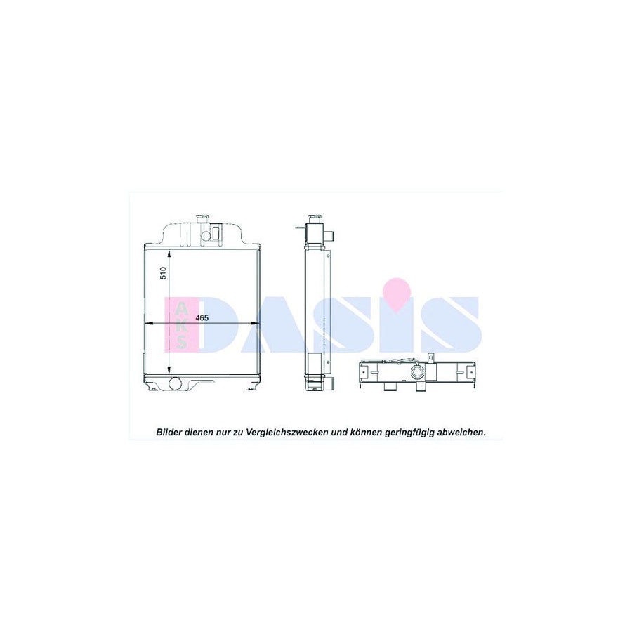 AKS Dasis 440614N Engine Radiator