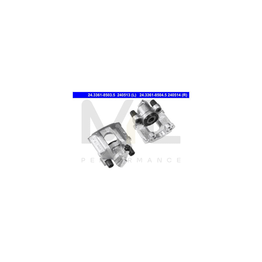 ATE 24.3361-8504.5 Brake Caliper without holder