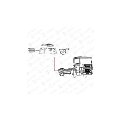 Covind Scr/522 Holder, Combination Rearlight