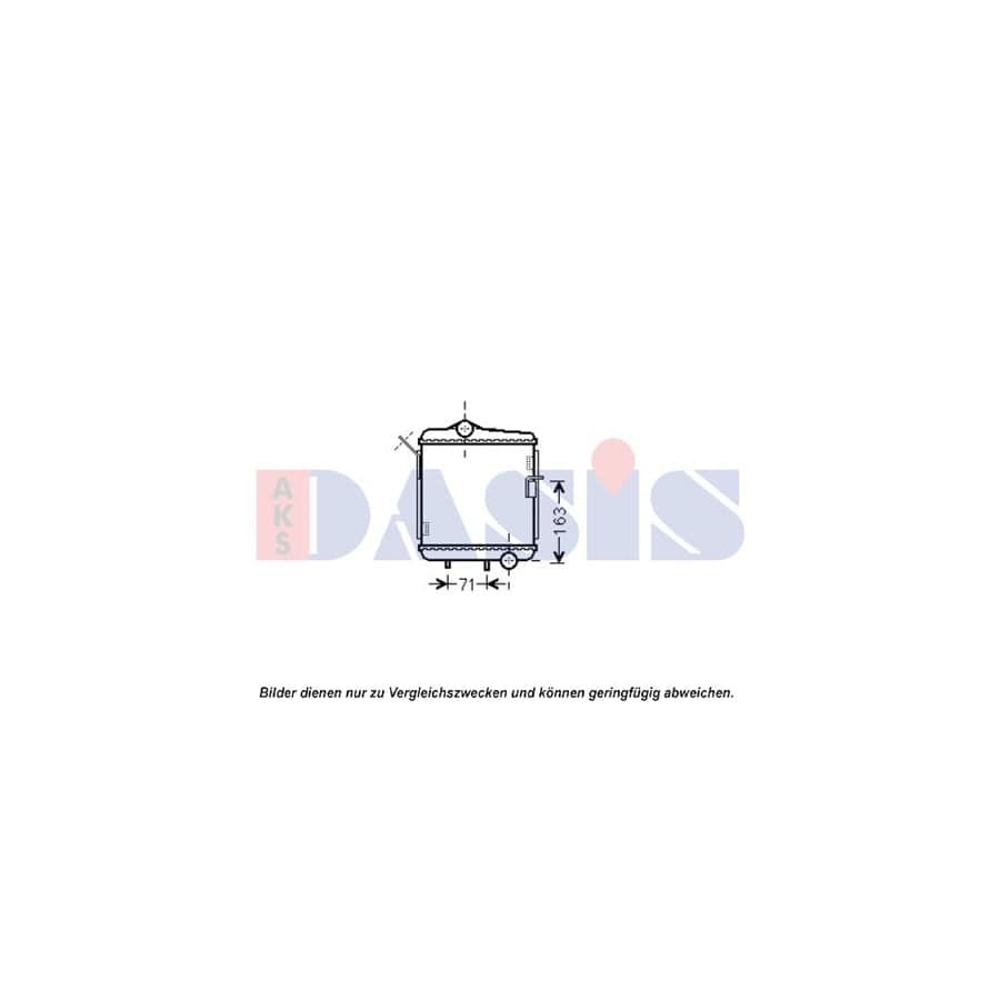 AKS Dasis 480076N Engine Radiator for Audi A4