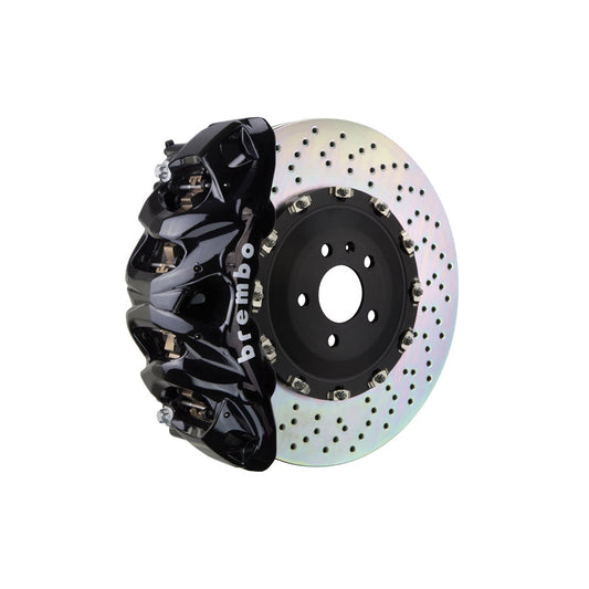 Brembo 1Q1.9612A Lexus Toyota Front GT 8-Pistons Drilled 2-piece Big Brake Kit 412x38mm (Inc. LX570, Land Cruiser)