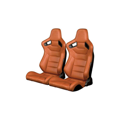 BRAUM Elite Series Racing Seats (British Tan) – Pair