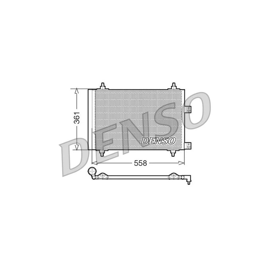 DENSO DCN21016 Air Conditioning Condenser